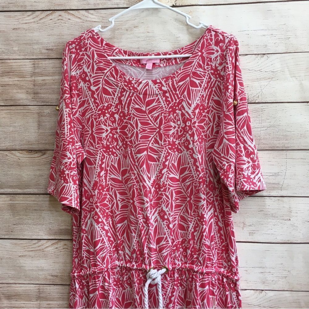 Lilly Pulitzer Raquel red Floral Dress - Picture 2 of 11
